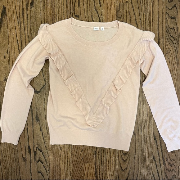 Gap merino blend sweater in blush pink, size M tall - Picture 1 of 7